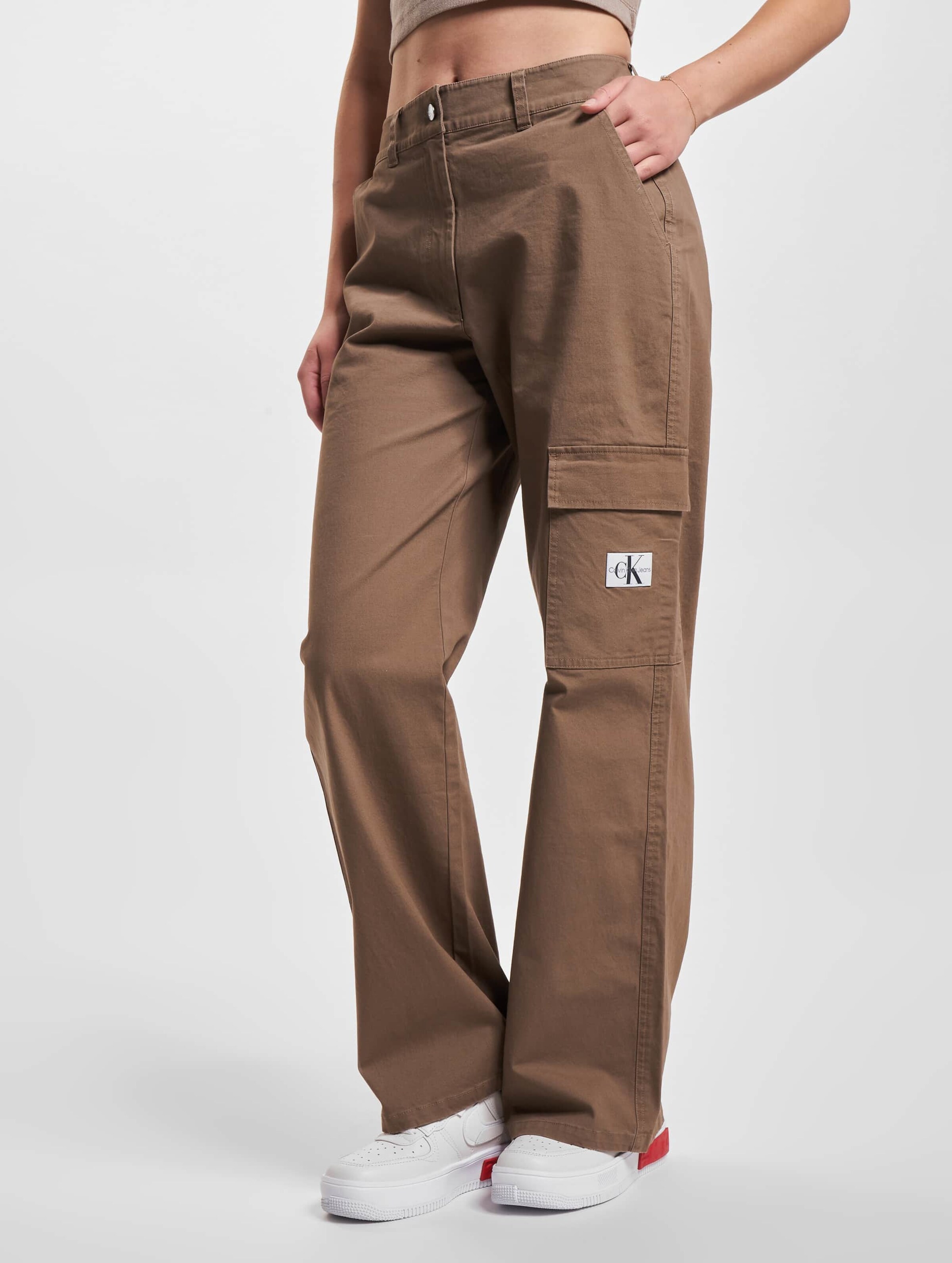 Buy Calvin Klein Jeans Neutral Skinny Cargo Pants in Stretch Cotton for Men  in Saudi | Ounass